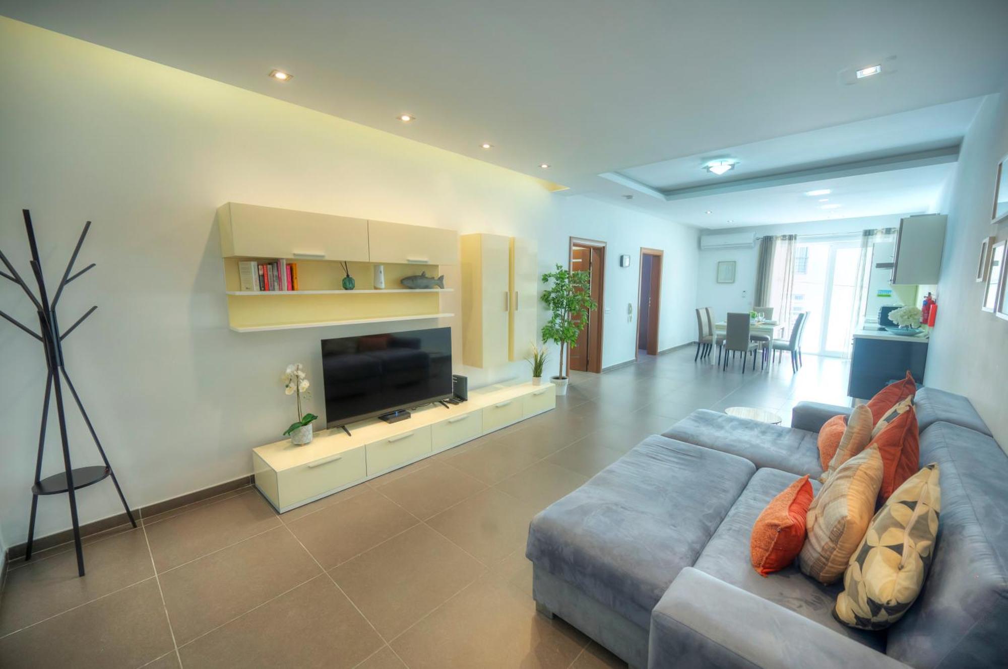 Bright & Large 2Bedrooms In Sliema Center Mpor1-1 Exterior foto